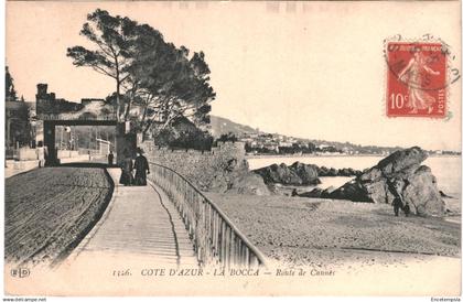 CPA Carte postale France  Cannes La Bocca Route de Cannes 1915 VM84965