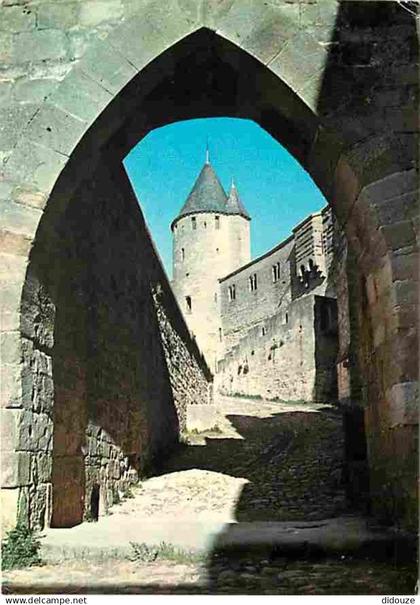 11 - Carcassonne - La Cité médiévale - La Porte d'Aude - Flamme Postale de Carcassonne - CPM - Voir Scans Recto-Verso