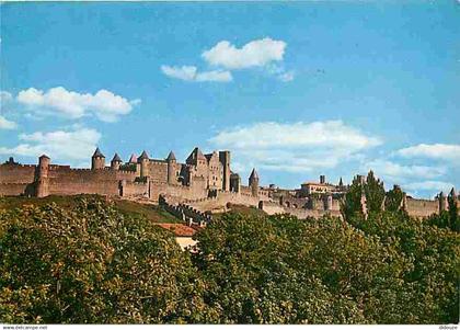 11 - Carcassonne - La Cité médiévale - Vue Générale - Flamme Postale de Carcassonne - CPM - Voir Scans Recto-Verso