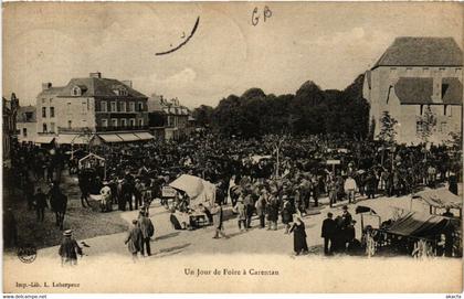 CPA AK CARENTAN - Un Jour de Foire a CARENTAN (633374)