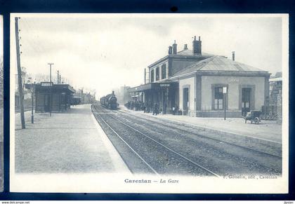 cpa  du 50  Carentan la Gare   Nov20-44