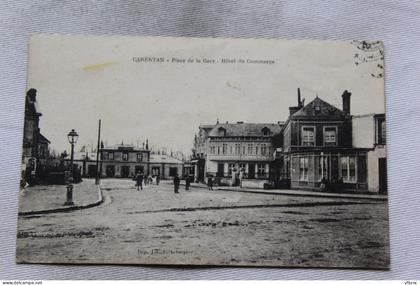 K762, Carentan, place de la gare, hôtel du commerce, Manche 50