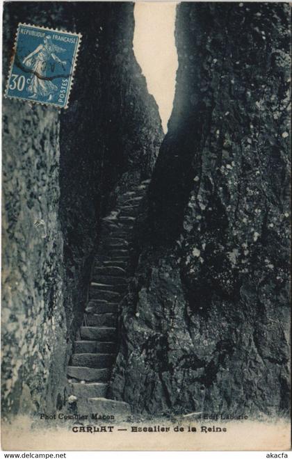 CPA Carlat Escalier de la Reine FRANCE (1090191)