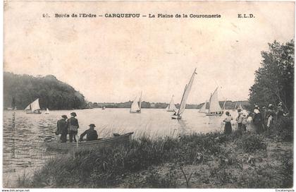 CPA Carte postale  France Carquefou Bord de l'Erdre La Plaine de la Couronnerie 1907  VM85137