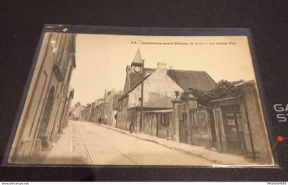 CARRIERES - SOUS-  POISSY -   la grande  rue