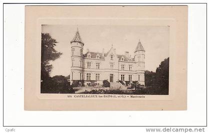 carte 1915 CASTELJALOUX / MONTCASSIN (château)