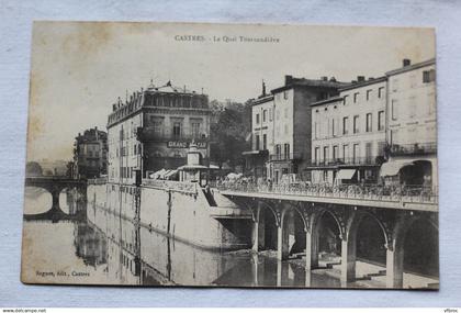 Castres, le quai Tourcaudière, Tarn 81