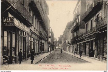 CPA CASTRES Rue Gambetta (1087458)