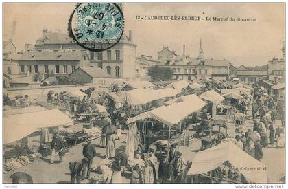 CAUDEBEC-LÈS-ELBEUF  Le Marché du dimanche