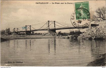 CPA CAVAILLON Le Pont sur la Durance (1086294)