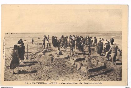 Cayeux-sur-Mer - Construction de Forts en sable