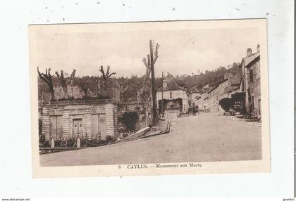 CAYLUS 8 MONUMENT AUX MORTS (CAFE RESTAURANT RAYNAL)