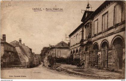 CPA Cazals Mairie Grand-RUE (686254)