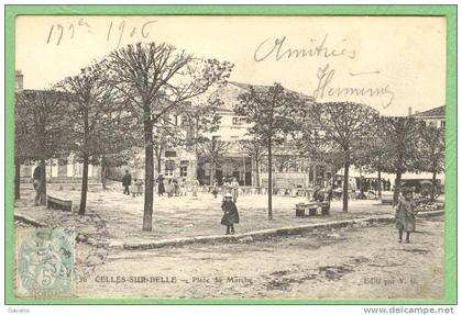 79 CELLES-sur-BELLE - Place du Marché