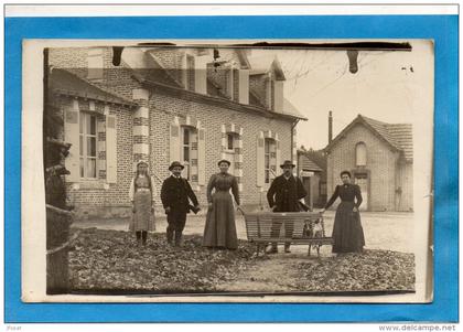 CENTRE - VAL DE LOIRE - lot de 5 cartes photos probablement prises en Sologne