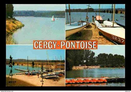 95 - Cergy Pontoise - La Base de Loisirs - Multivues - Femme en maillot de bain - CPM - Voir Scans Recto-Verso