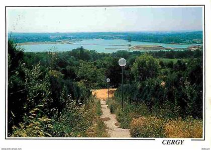 95 - Cergy Pontoise - Vue générale - Les Etangs - Flamme Postale de Deuil la Barre - CPM - Voir Scans Recto-Verso