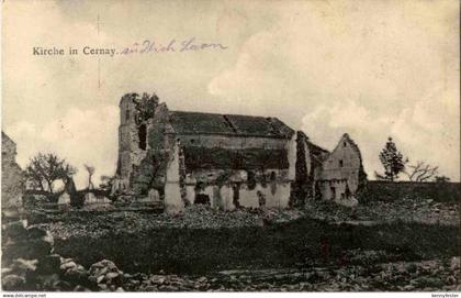 Kirche in Cernay - Feldpost