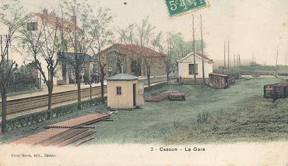 V 668/CPA  CESSON   (77)  LA GARE