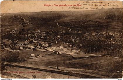 CPA Chablis - Vue Generale prise des Clos FRANCE (960656)