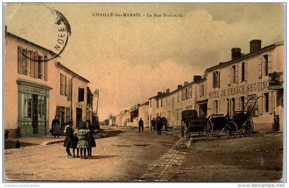 85 CHAILLE LES MARAIS - la rue nationale