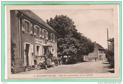 68 - CHALAMPE --  Hôtel de la Couronne