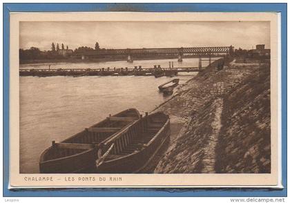 68 - CHALAMPE --  Les ponts du Rhin,