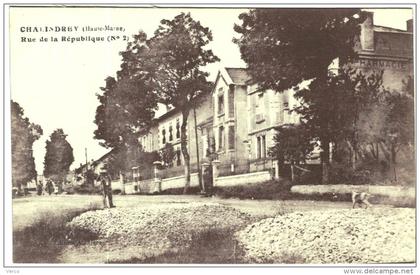 CARTE POSTALE ANCIENNE DE CHALINDREY -   rue de la république N°2