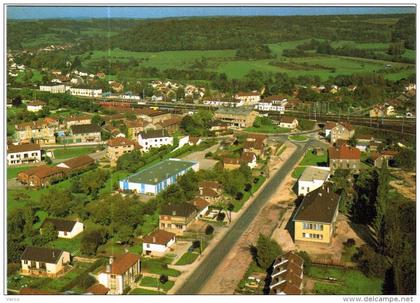 CARTE POSTALE ANCIENNE DE CHALINDREY -   vue générale aérienne