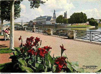 71 - Chalon sur Saone - Quai de la Saône - Fleurs - CPM - Flamme Postale de Chalon sur Saone 71 - Voir Scans Recto-Verso