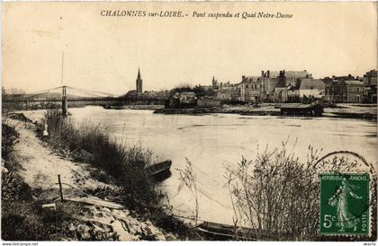 CPA Chalonnes-sur-Loire Pont suspendu (1180527)