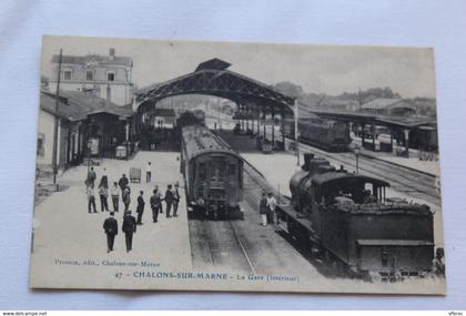 Chalons sur Marne, la gare, intérieur, Marne 51