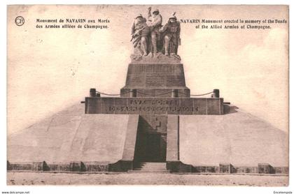 CPA- Carte Postale -France-Souain-Perthes-lès-Hurlus- Monument de Navarin 1929  VM37979