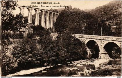 CPA AK CHAMBORIGAUD - Le grand Viaduc et Pont sur la route de (459149)