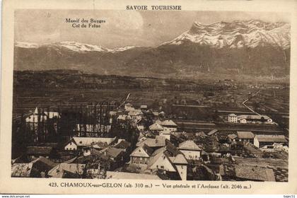 Chamoux sur Gelon - vue générale et l'Arclusaz