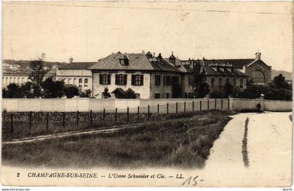 CPA Champagne-sur-Seine Usine Schneider (1390888)