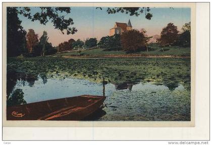 CHAMPDENIERS SAINT DENIS. - neuf-chaise, le chateau et l´étang.