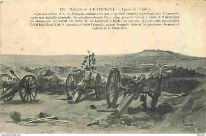 94 - Champigny sur Marne - Bataille de Champigny 1870-71 - Après la bataille - Art Dessin - Histoire - Militaria - CPA -