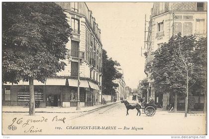 CPA Champigny-sur-Marne - Rue Mignon