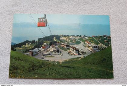 Cpm, Chamrousse, vue générale, au fond le Vercors, Isère