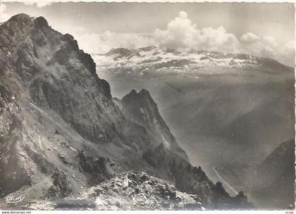 CPSM Chamrousse Vue sur la vallée de la Romanche et les Rousses