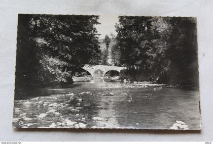 Cpsm, Chanac, le Lot au pont vieux, Lozère 48