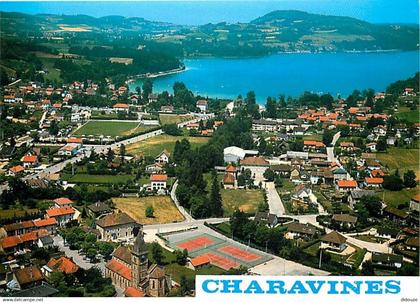 38 - Charavines - Vue Générale aérienne - Tennis - Carte Neuve - CPM - Voir Scans Recto-Verso