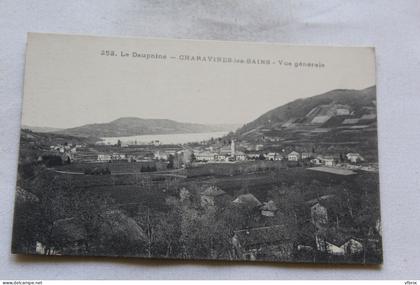 Cpa 1922, Charavines les bains, vue générale, Isère 38