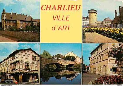 42 - Charlieu - Multivues - Automobiles - CPM - Voir Scans Recto-Verso