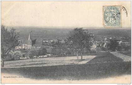 YONNE  89    CHARMOY  VUE GENERALE