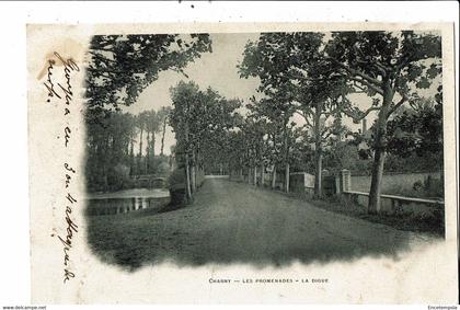 CPA-Carte Postale France-Charny-La Promenade ,la digue 1903  -VM28293