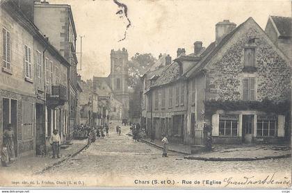 CPA Chars Rue de l'Eglise