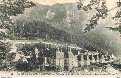 38 - La Grande Chartreuse - Couvent de la Grande Chartreuse - Vue Générale - CPA - Voir Scans Recto-Verso