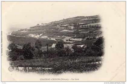 CHATEAU-CHINON LA GARE CARTE PRECURSEUR